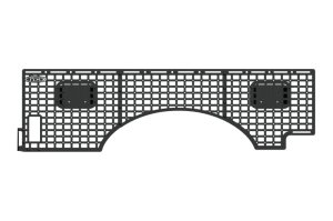 Ford Super Duty F-250 Molle Panel - Driver Side - Addictive Desert Designs - Bed Side Accessory Mounting Panel - Hammer Black - `23-`26 Ford Super Duty F-250 Molle Panel - Driver Side - Addictive Desert Designs - Bed Side Accessory Mounting Panel - Hammer Black - `23-`26